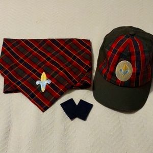Boy Scouts Webelos Hat, Neckerchief, & Shoulder Loops